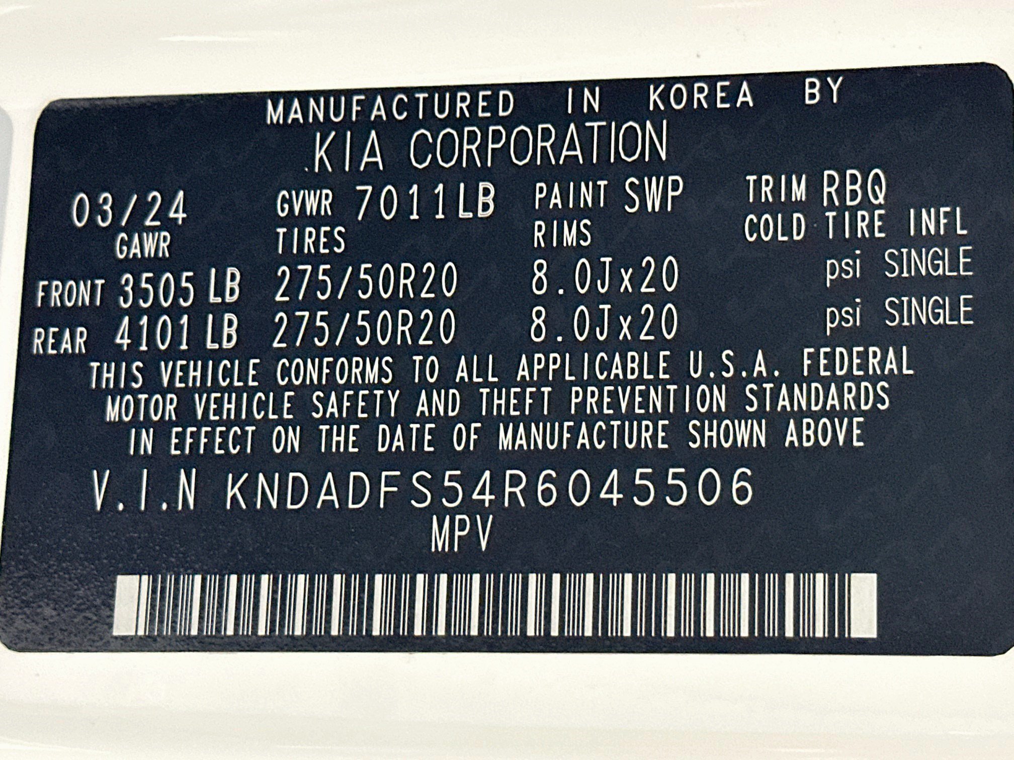 Used 2024 Kia EV9 Land AWD/4WD image 37