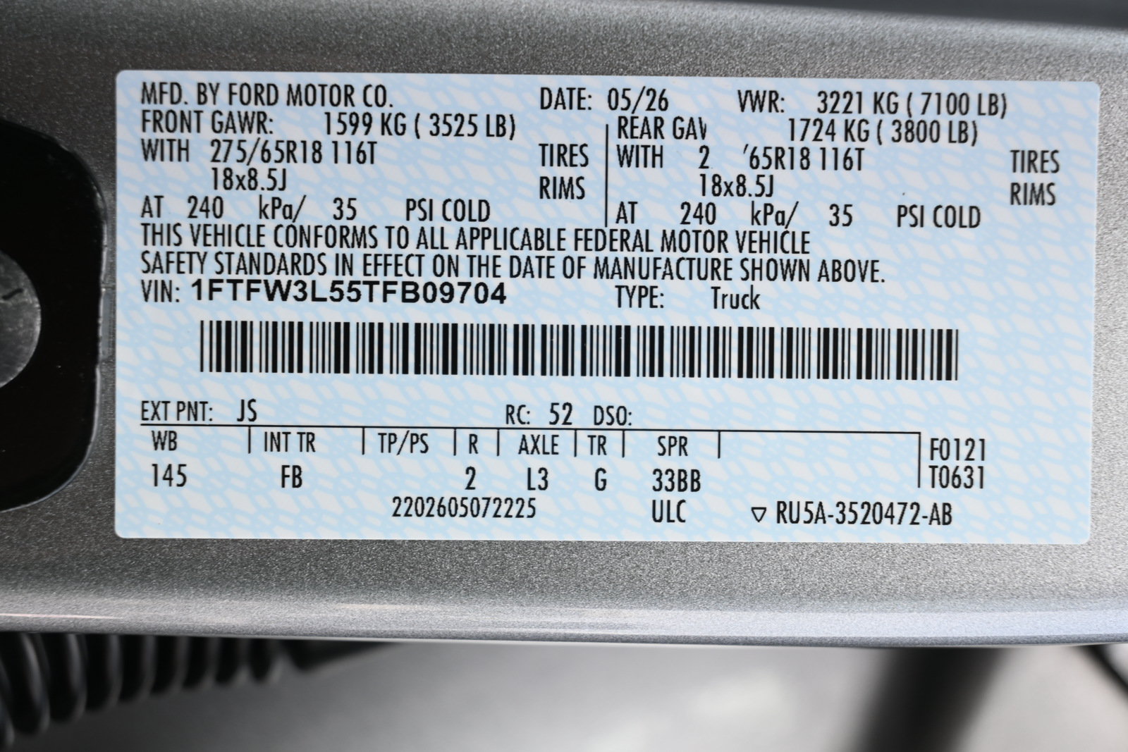 New 2026 Ford F150 XLT w/ Equipment Group 302A MID AWD/4WD image 49