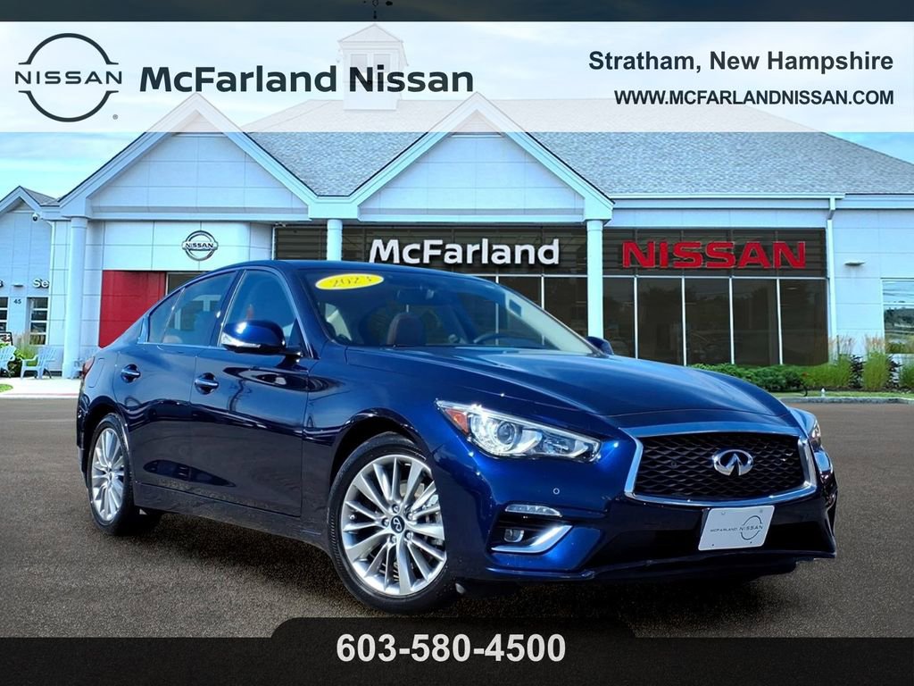 Used 2023 INFINITI Q50 Luxe w/ Cargo Package AWD/4WD image 1