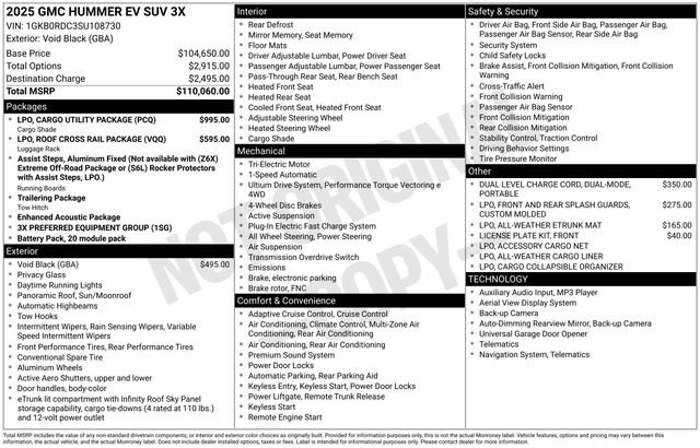 New 2025 GMC Hummer EV 3X w/ LPO, Cargo Utility Package image 15