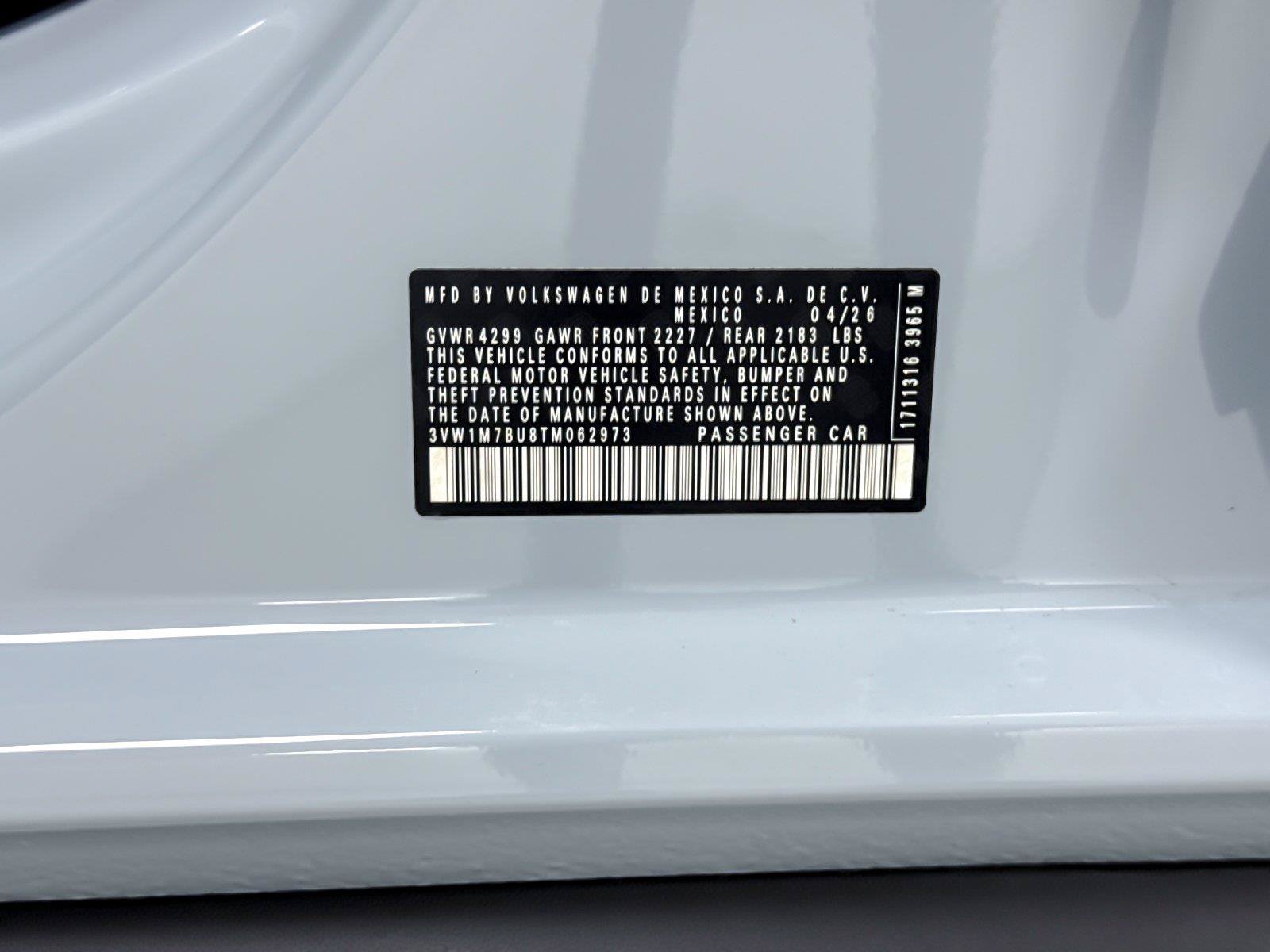 New 2026 Volkswagen Jetta GLI Autobahn FWD image 26