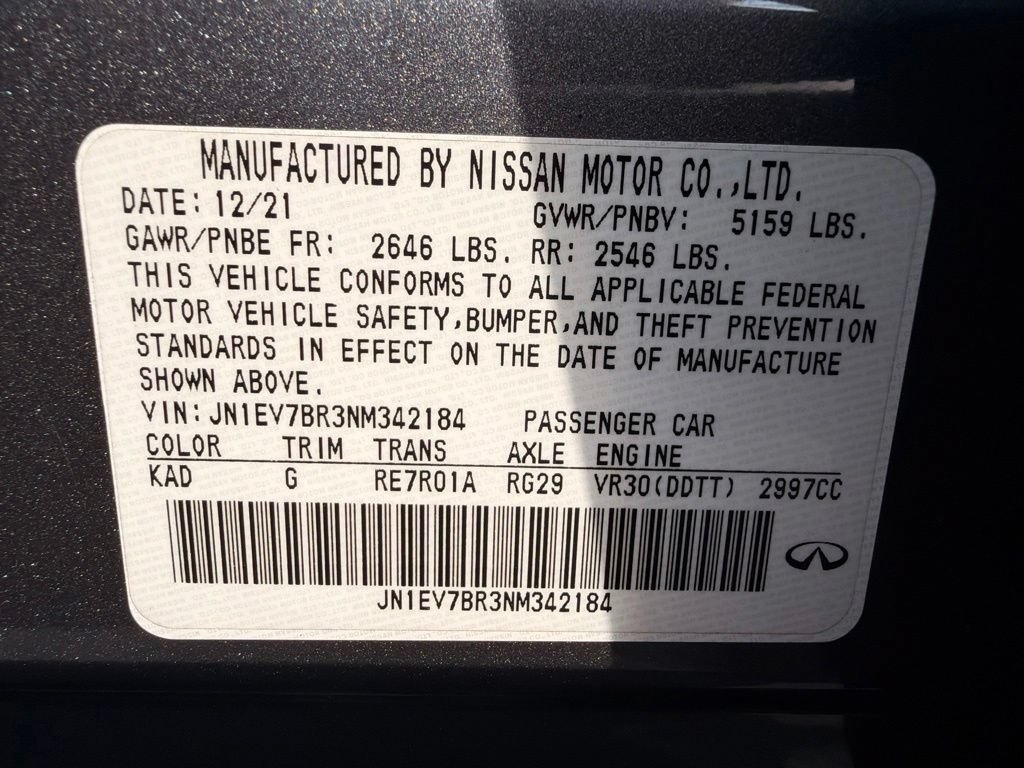 Used 2022 INFINITI Q50 Luxe w/ Cargo Package AWD/4WD image 25
