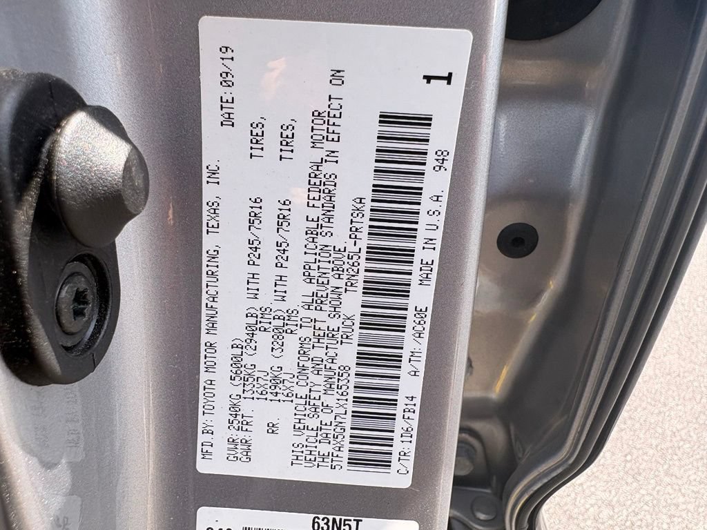 Used 2020 Toyota Tacoma SR w/ SR Convenience Package RWD image 33