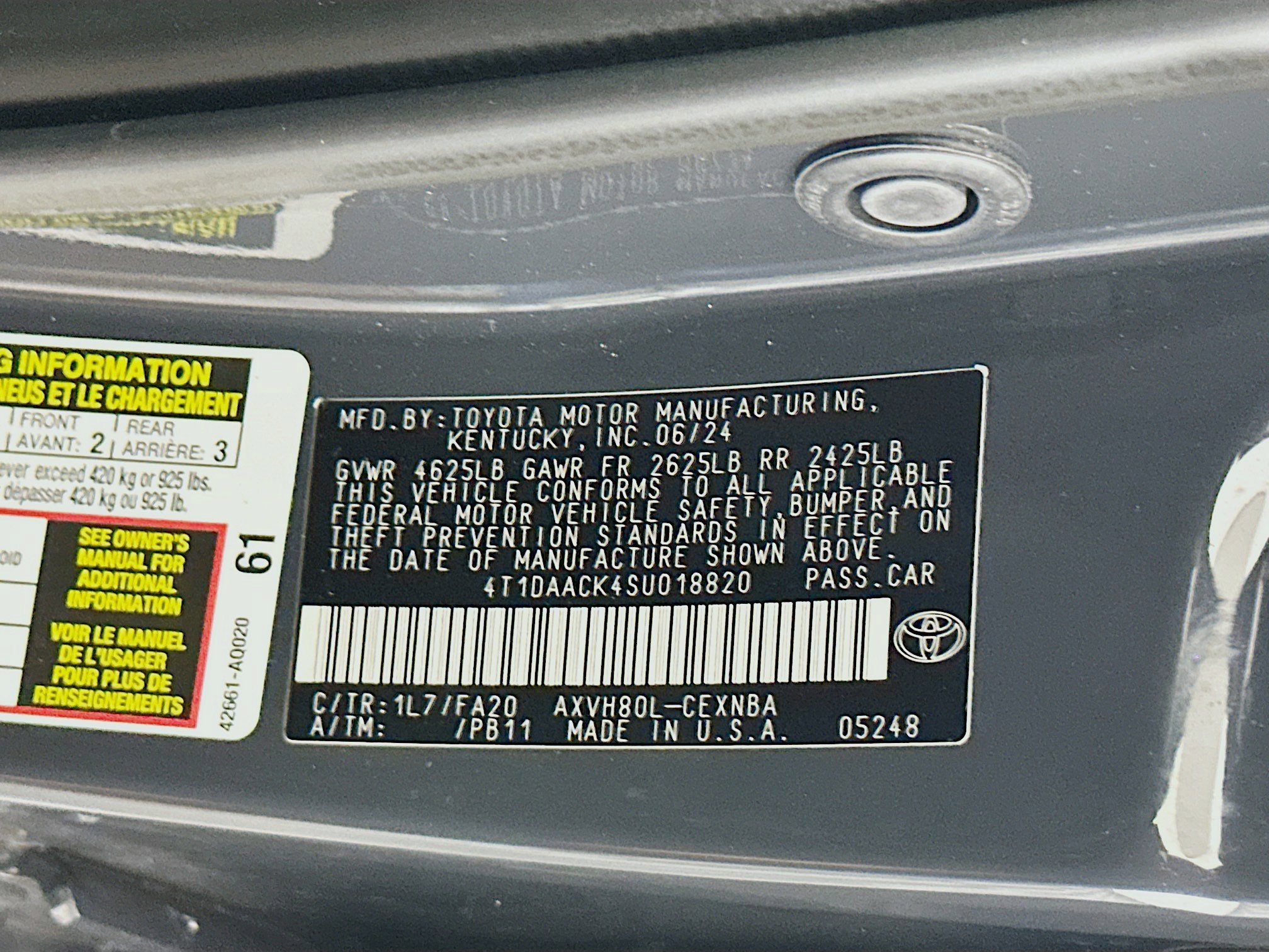 Used 2025 Toyota Camry LE w/ Convenience Package image 12