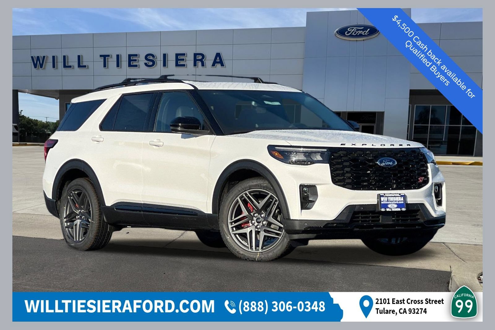 New 2026 Ford Explorer ST w/ Sun And Sound Package