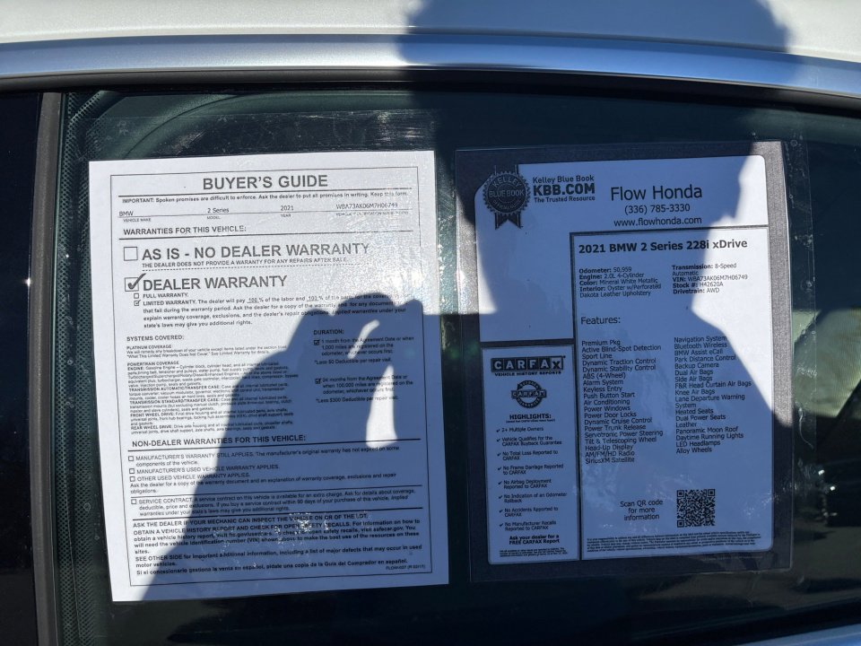 Used 2021 BMW 228i xDrive Gran Coupe w/ Premium Package image 33
