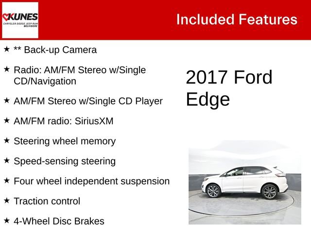 Used 2017 Ford Edge Sport w/ Equipment Group 401A AWD/4WD image 3