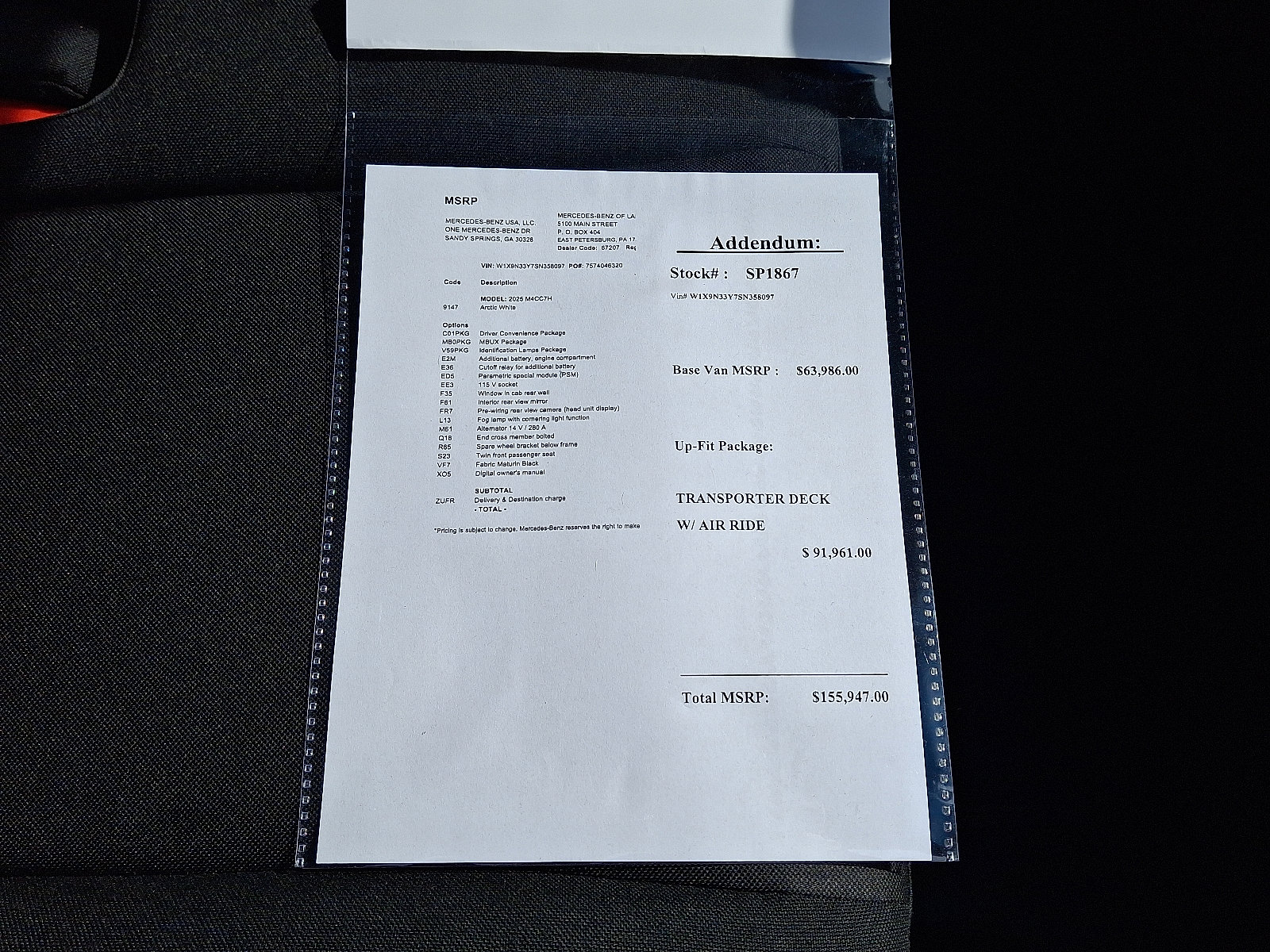 New 2025 Mercedes-Benz Sprinter 4500 image 27