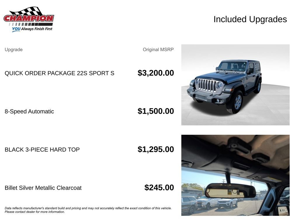 Used 2020 Jeep Wrangler Sport AWD/4WD image 7