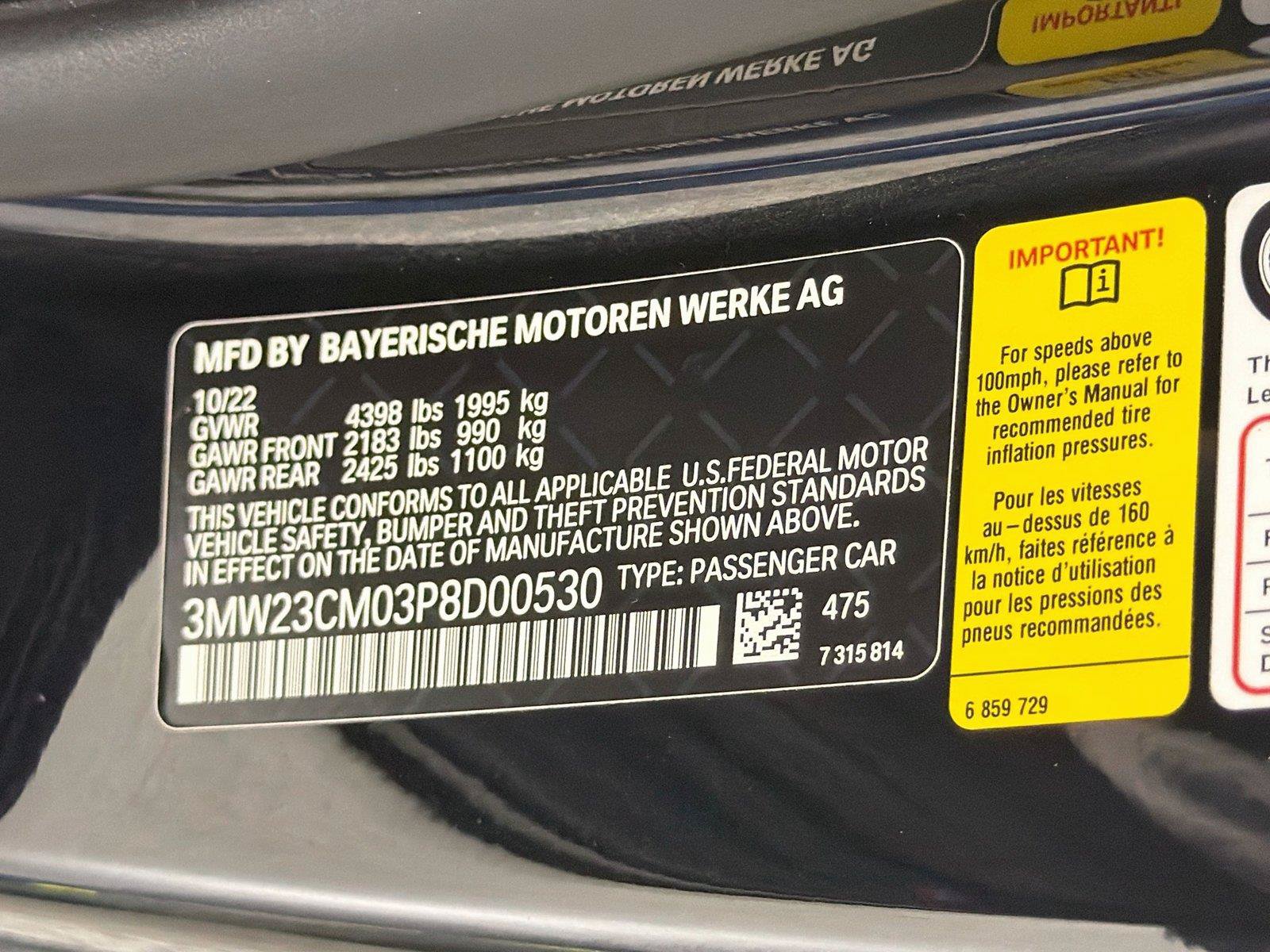 Used 2023 BMW 230i Coupe w/ M Sport Package RWD image 29