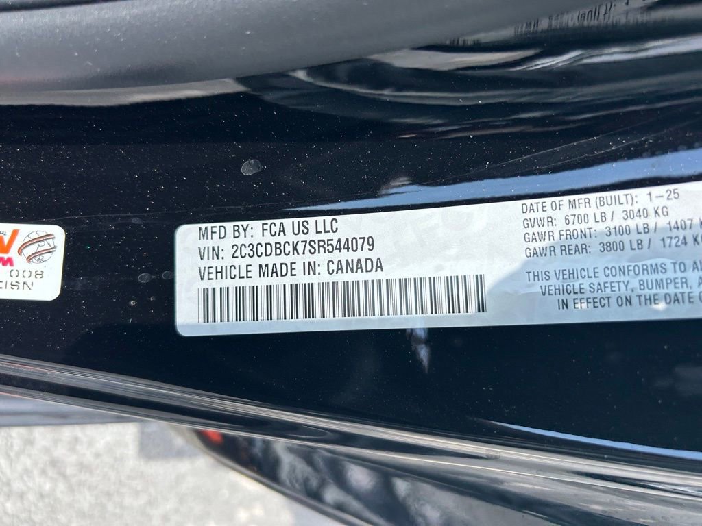 New 2025 Dodge Charger R/T w/ Quick Order Package 25M R/T image 40