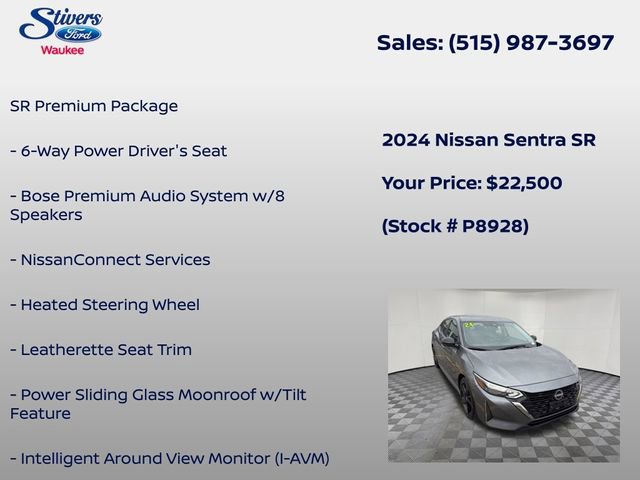 Used 2024 Nissan Sentra SR w/ SR Premium Package image 7