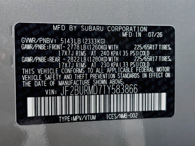 New 2026 Subaru Outback Wilderness AWD/4WD image 33