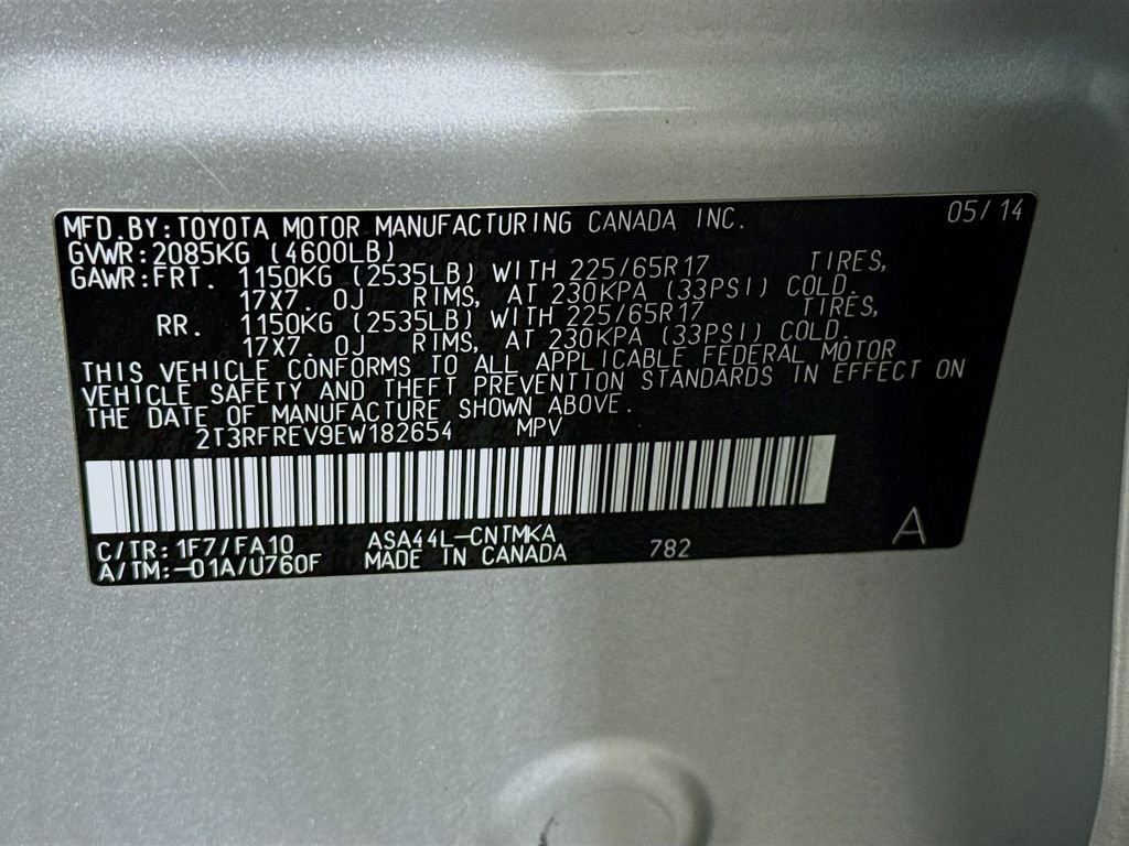 Used 2014 Toyota RAV4 XLE AWD/4WD image 34