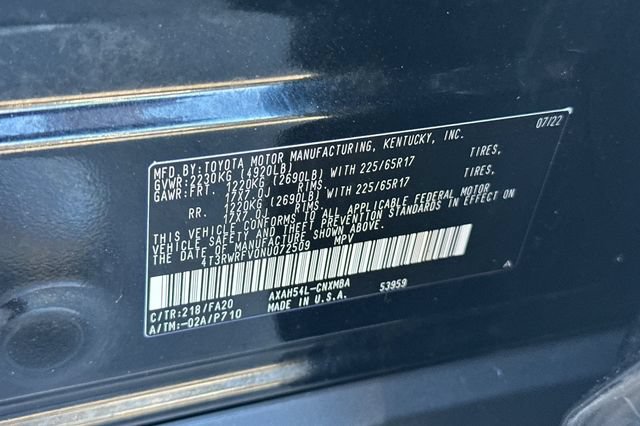 Certified 2022 Toyota RAV4 XLE w/ Convenience Package AWD/4WD image 34