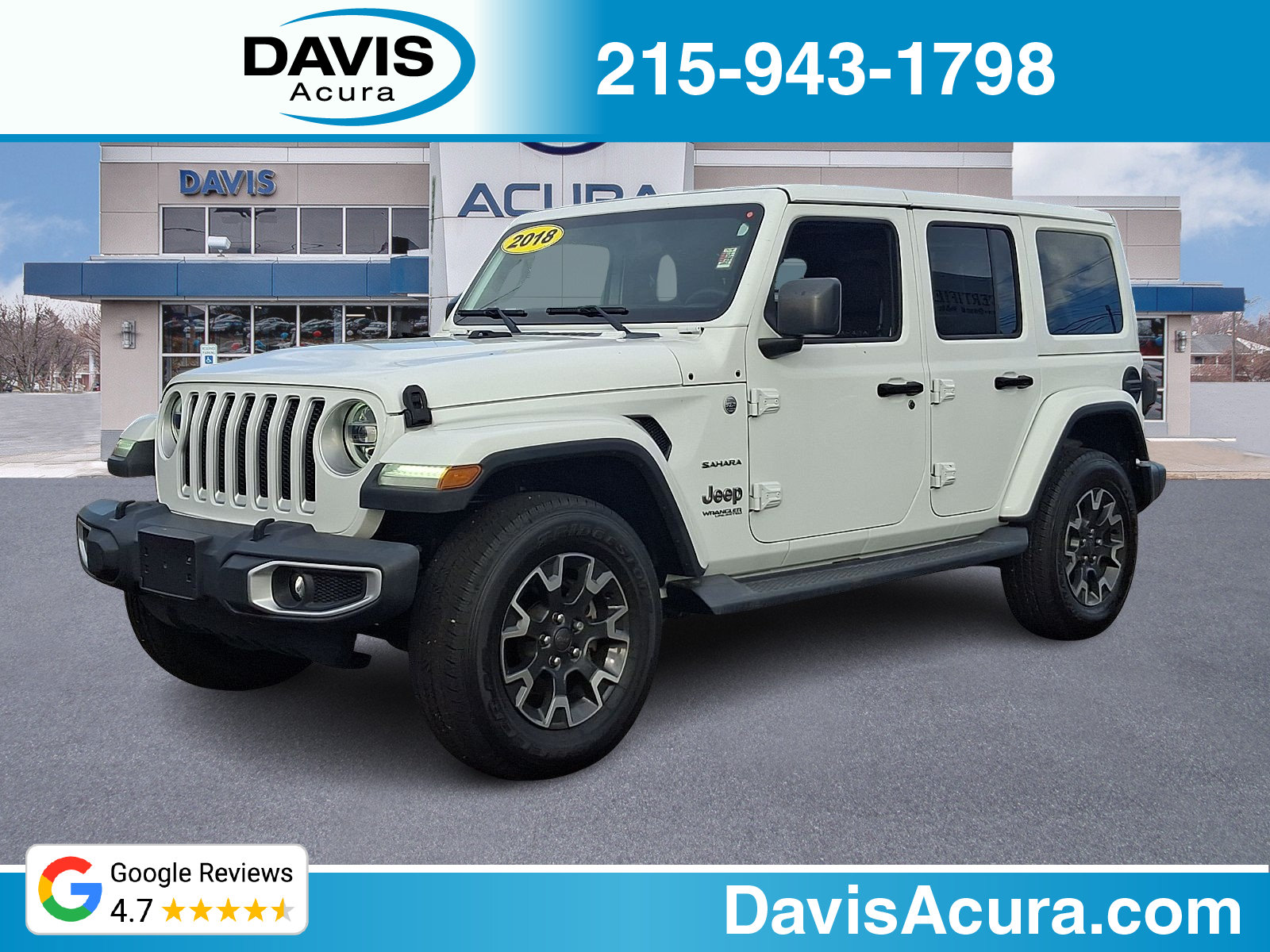 Used 2018 Jeep Wrangler Unlimited Sahara w/ Dual Top Group