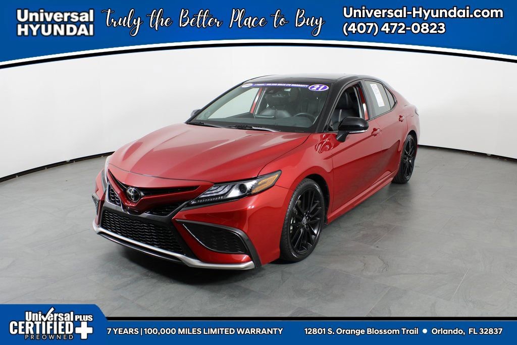 Used 2021 Toyota Camry XSE image 1
