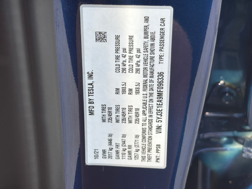 Used 2021 Tesla Model 3 Standard Range Plus RWD image 34