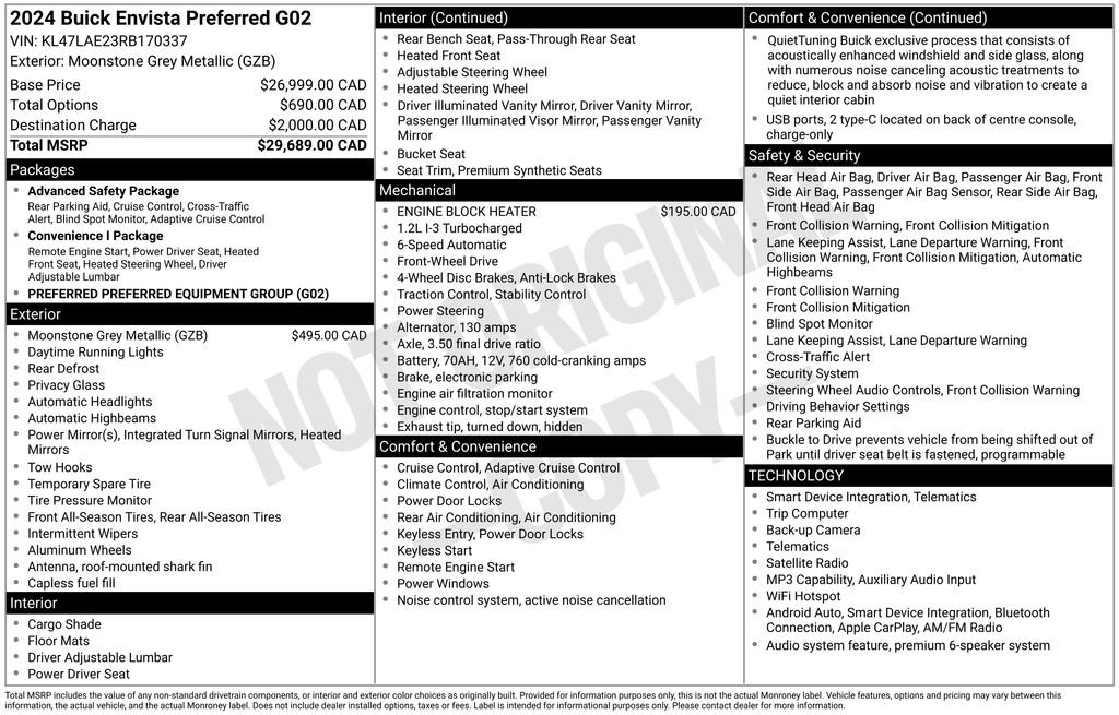 Used 2024 Buick Envista Preferred FWD image 27
