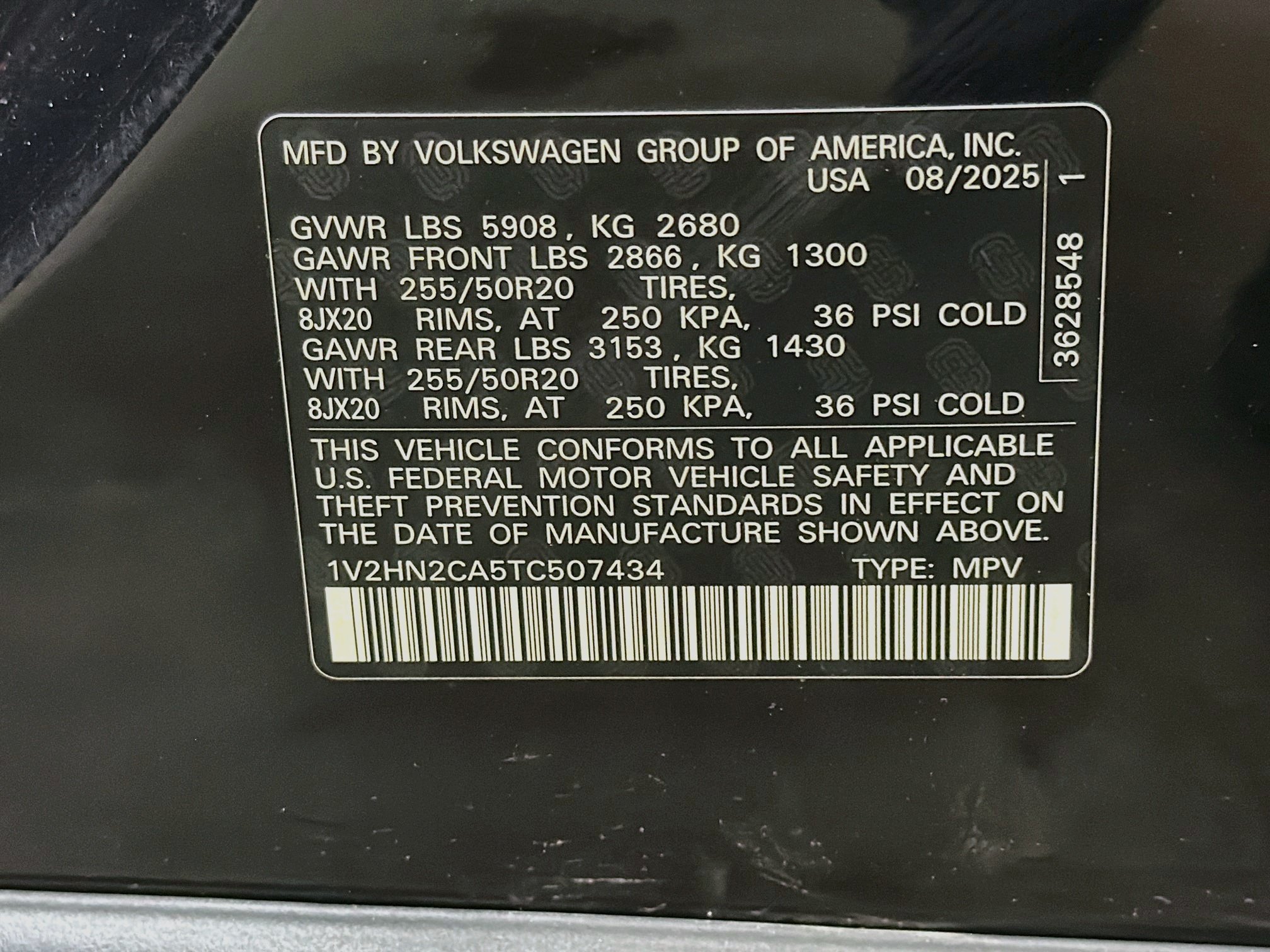 Used 2026 Volkswagen Atlas SE AWD/4WD image 12