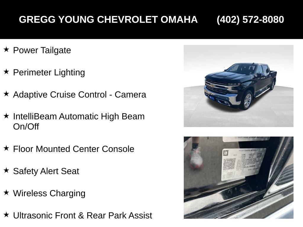 Used 2020 Chevrolet Silverado 1500 LTZ w/ LTZ Premium Package AWD/4WD image 13