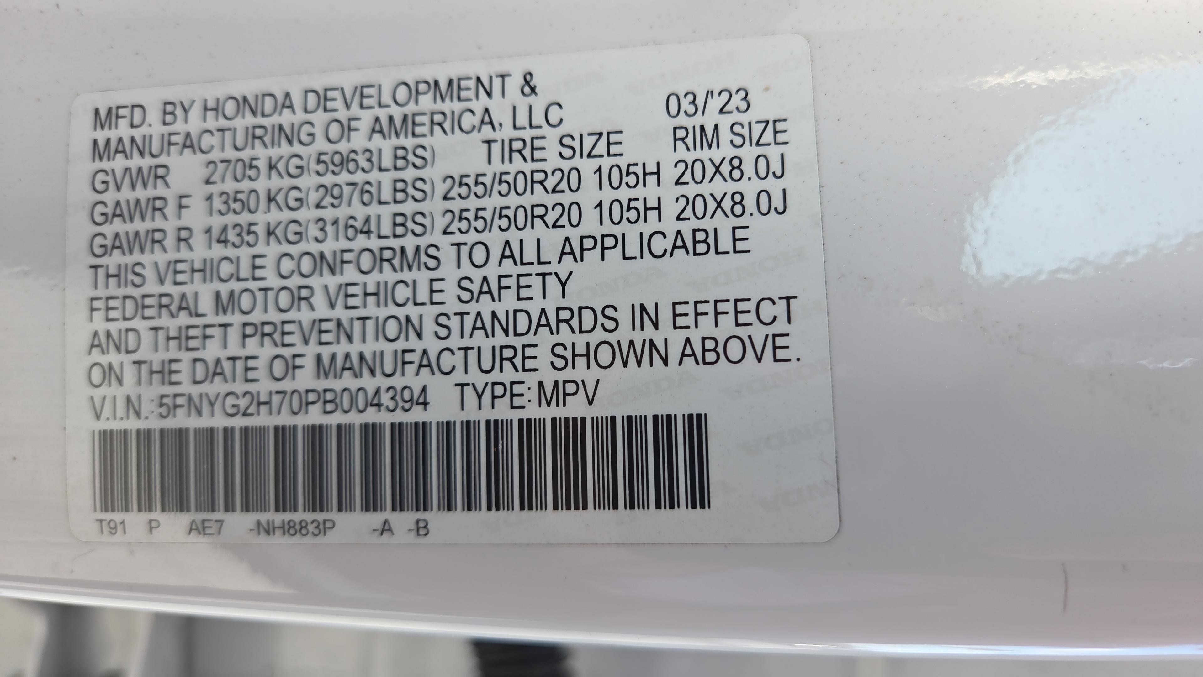 Used 2023 Honda Pilot Touring image 23