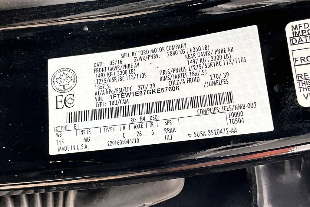 Used 2016 Ford F150 XLT w/ XTR Package image 20