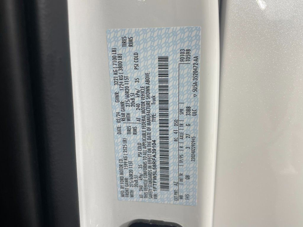 Used 2024 Ford F150 Lariat AWD/4WD image 28