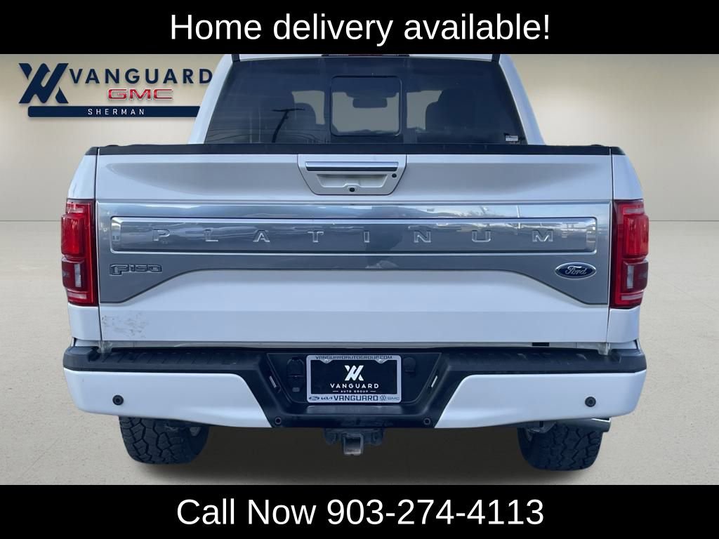 Used 2015 Ford F150 Platinum w/ Max Trailer Tow Package image 4