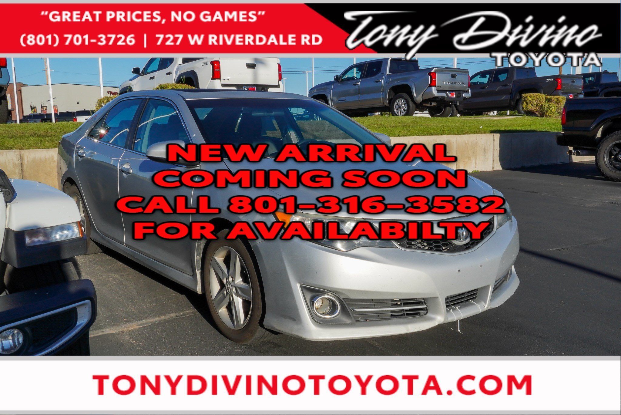 Used 2013 Toyota Camry SE FWD image 1