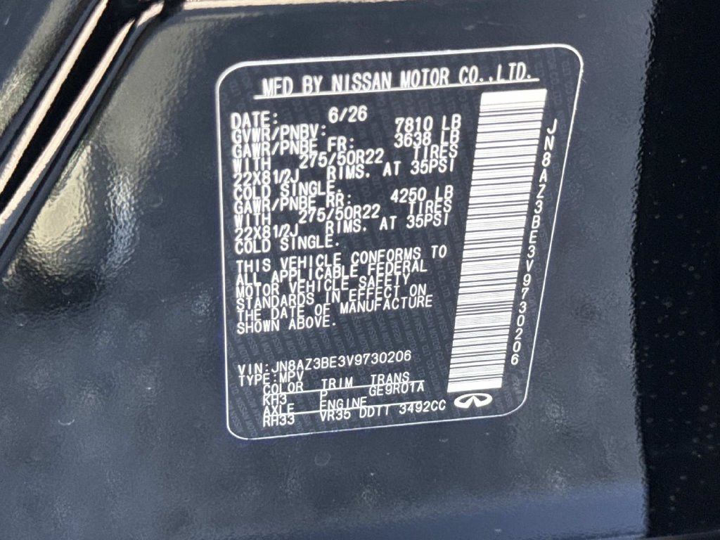 New 2027 INFINITI QX80 Luxe w/ Cargo Package AWD/4WD image 31