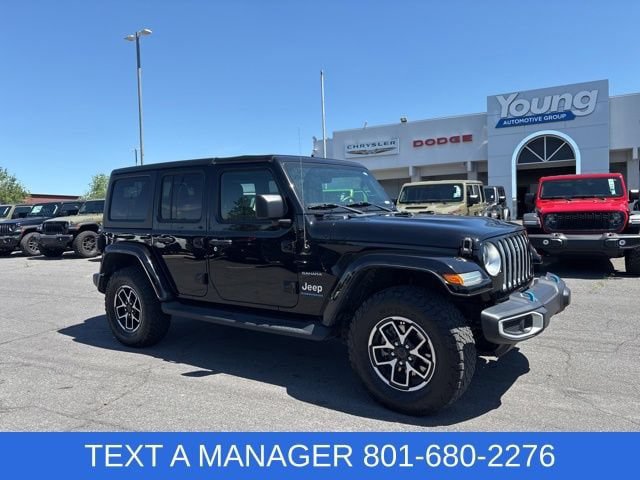 Used 2023 Jeep Wrangler Unlimited Sahara w/ Cold Weather Group AWD/4WD image 1