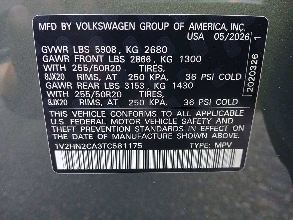 New 2026 Volkswagen Atlas SE AWD/4WD image 28