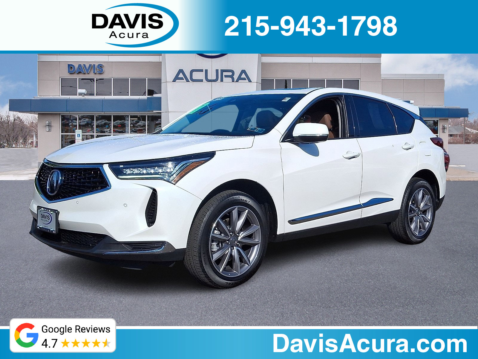 Certified 2023 Acura RDX AWD w/ Technology Package image 1