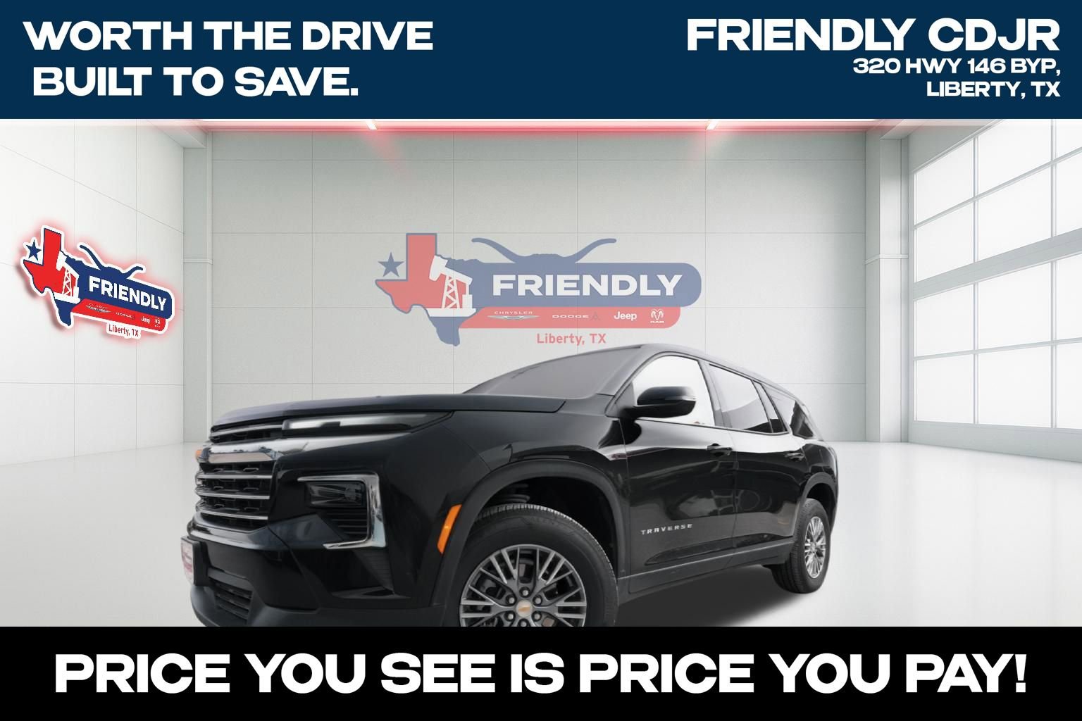 Used 2025 Chevrolet Traverse LT FWD image 1