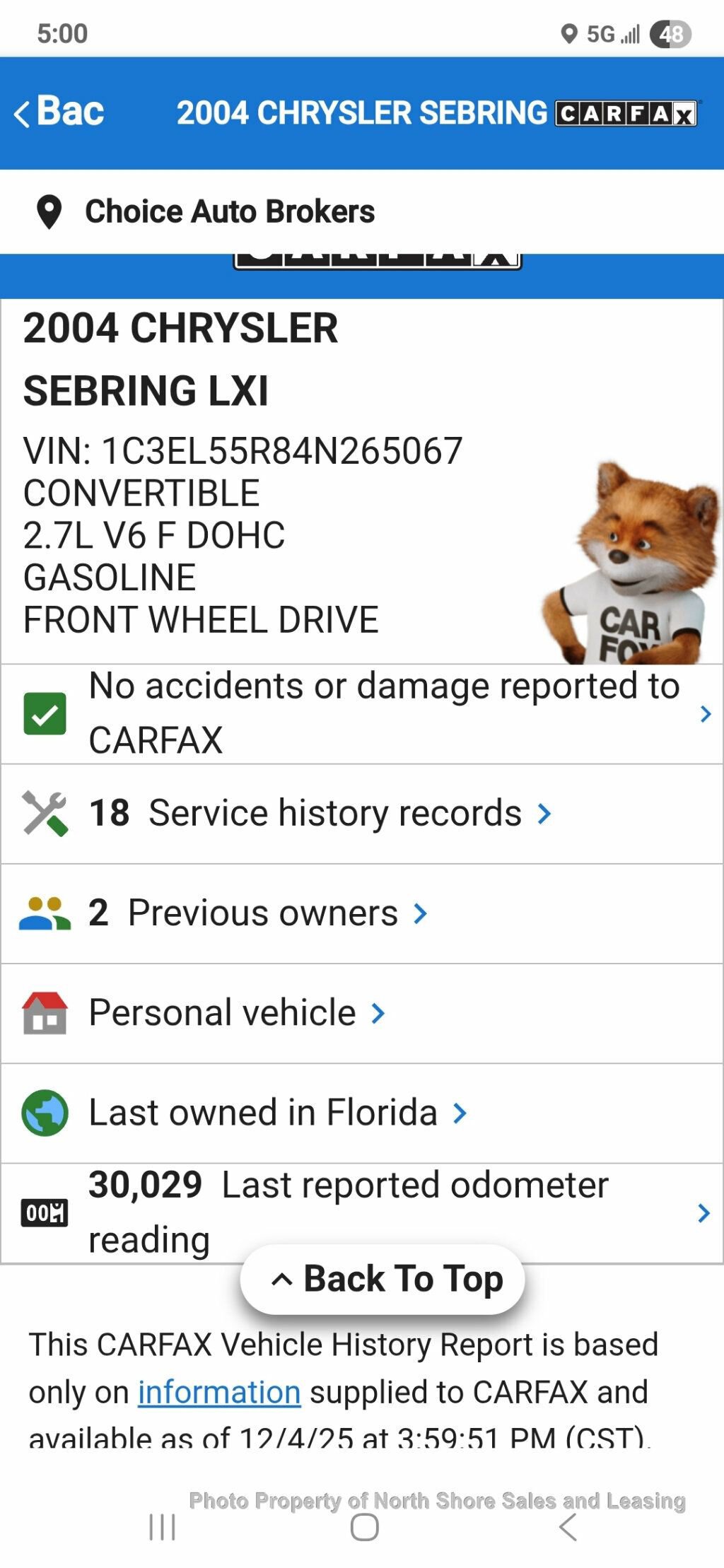 Used 2004 Chrysler Sebring LXi image 79