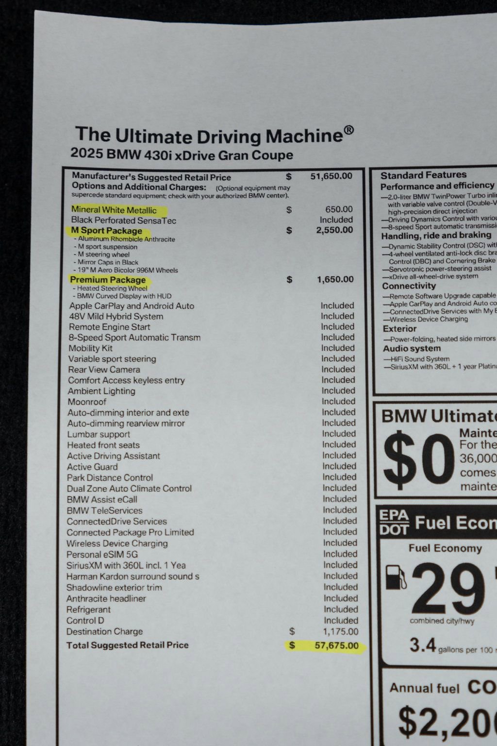Used 2025 BMW 430i xDrive w/ M Sport Package image 55
