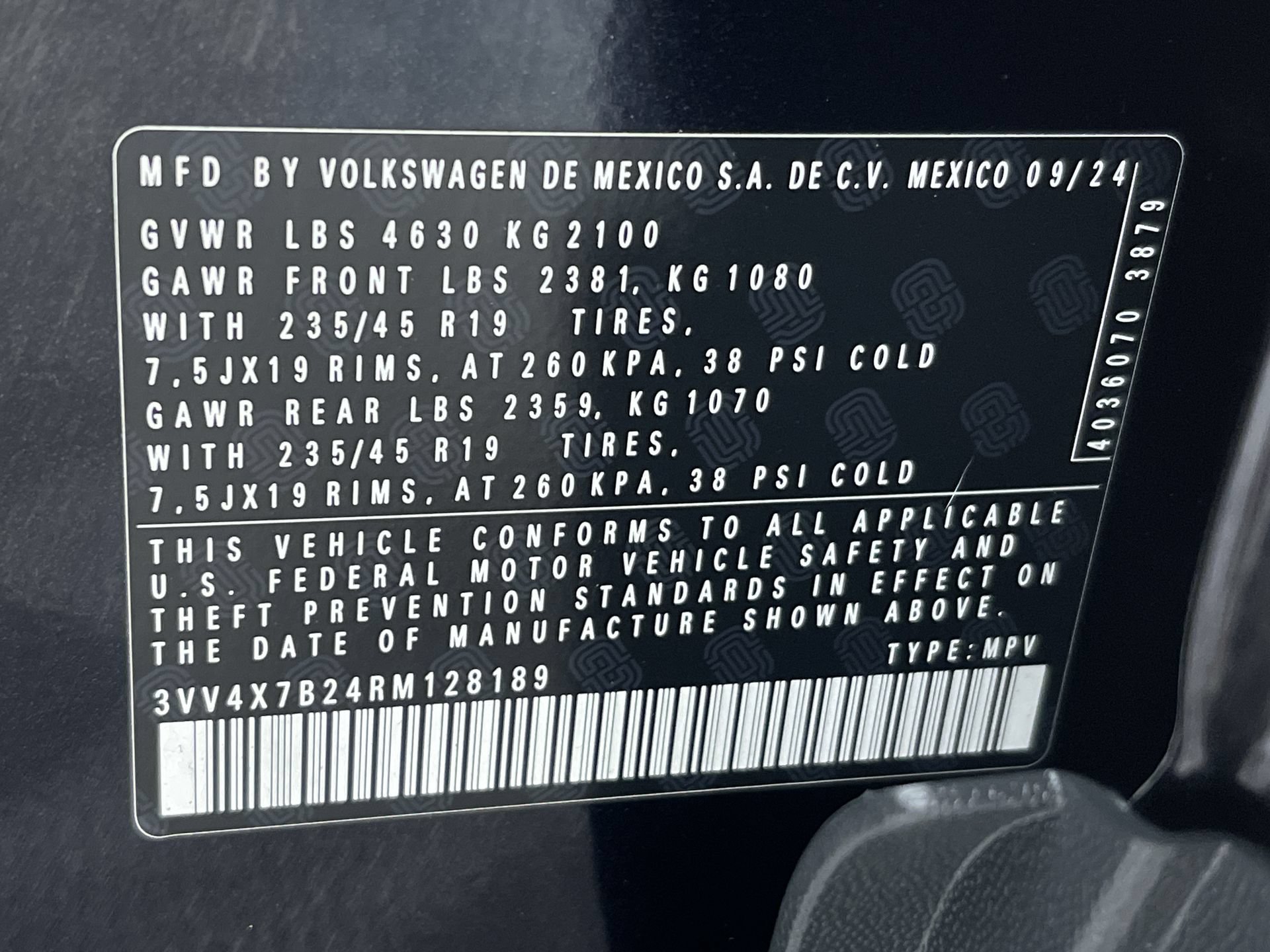 Used 2024 Volkswagen Taos SEL AWD/4WD image 12