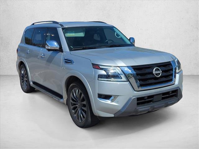 Used 2021 Nissan Armada Platinum w/ Captain's Chairs Package RWD image 3