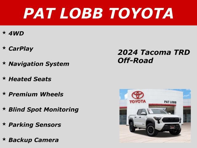 Used 2024 Toyota Tacoma TRD Off-Road w/ TRD Off Road Upgrade Package AWD/4WD image 39