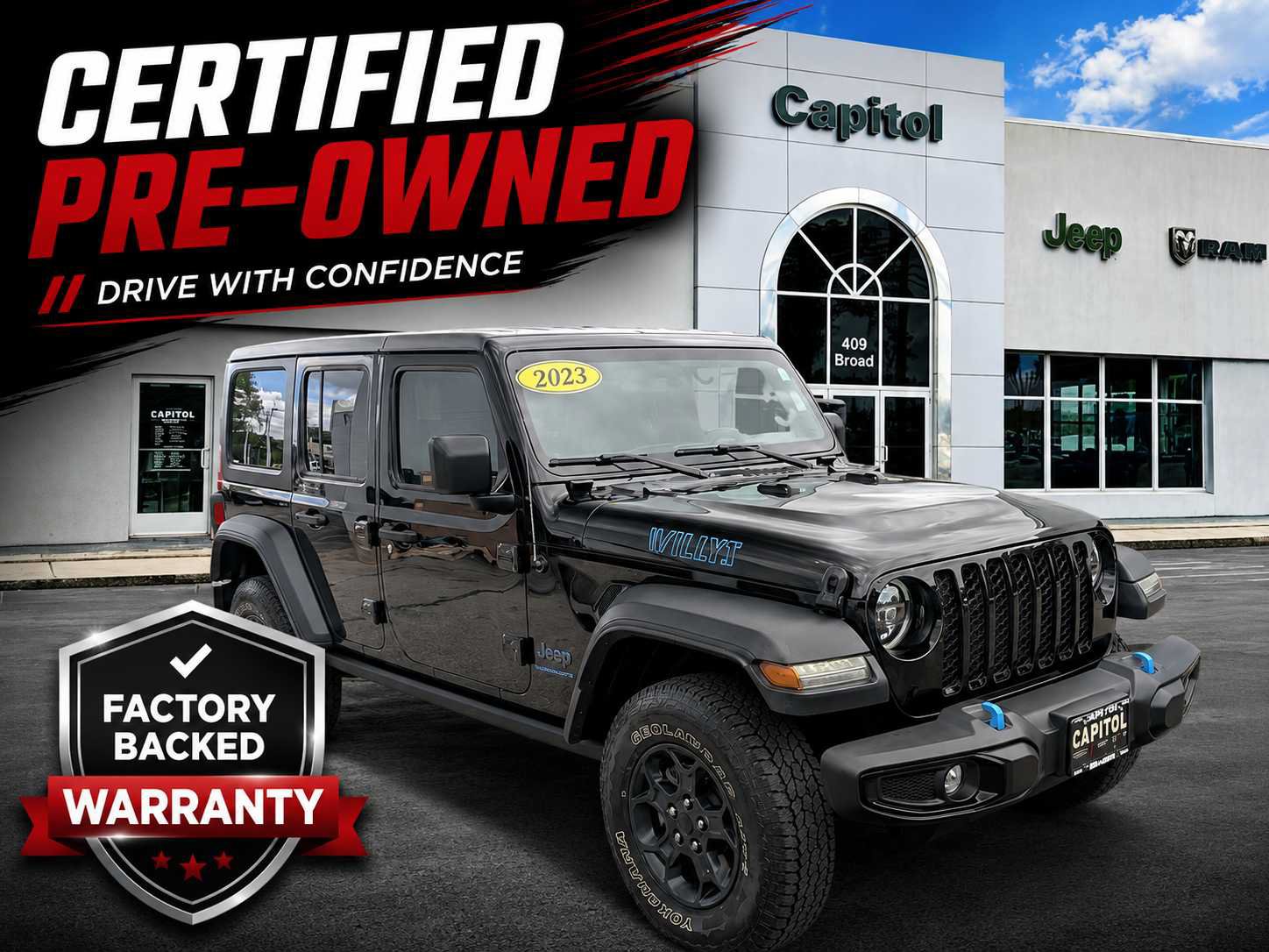 Used 2023 Jeep Wrangler Unlimited w/ Cold Weather Group