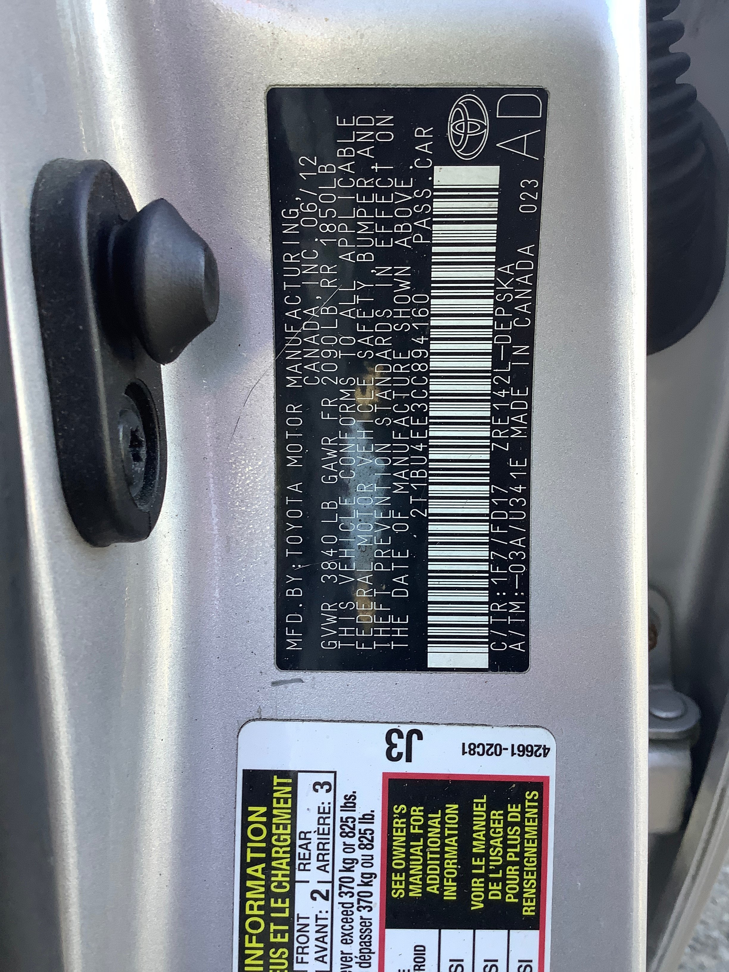 Used 2012 Toyota Corolla S FWD image 24