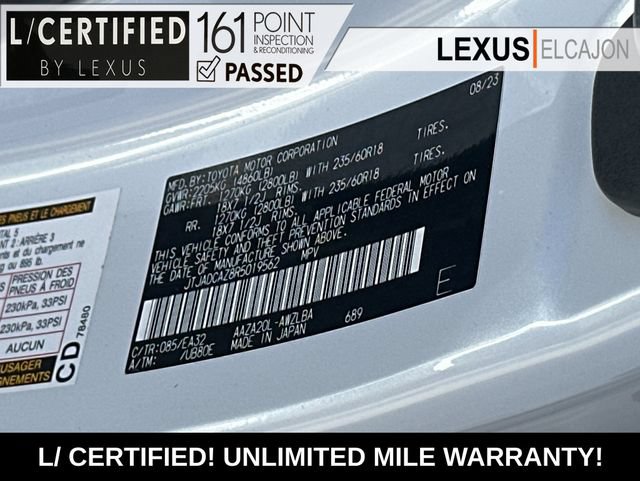 Certified 2024 Lexus NX 250 FWD image 37