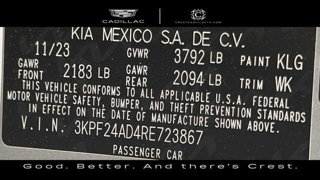 Used 2024 Kia Forte LXS w/ LXS Technology Package FWD image 30