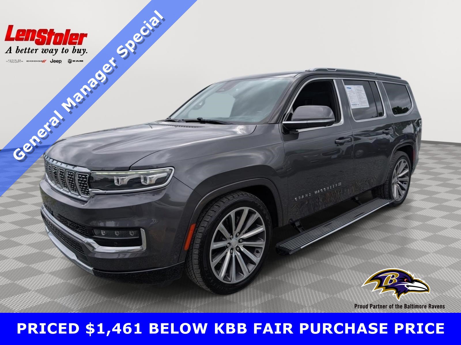 Used 2022 Jeep Grand Wagoneer Series II w/ Convenience Group III AWD/4WD image 1