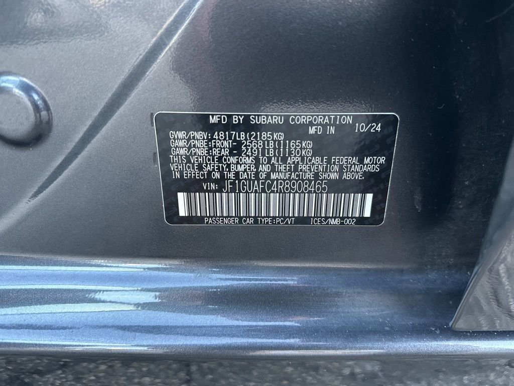 Used 2024 Subaru Impreza 2.0i Sport image 31