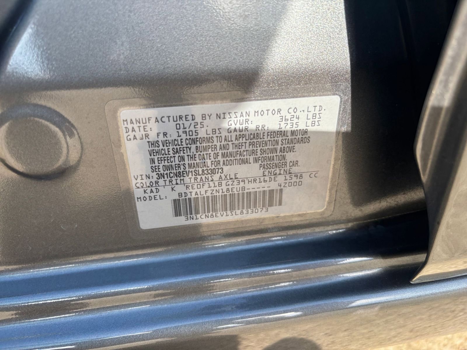 Used 2025 Nissan Versa SV image 27