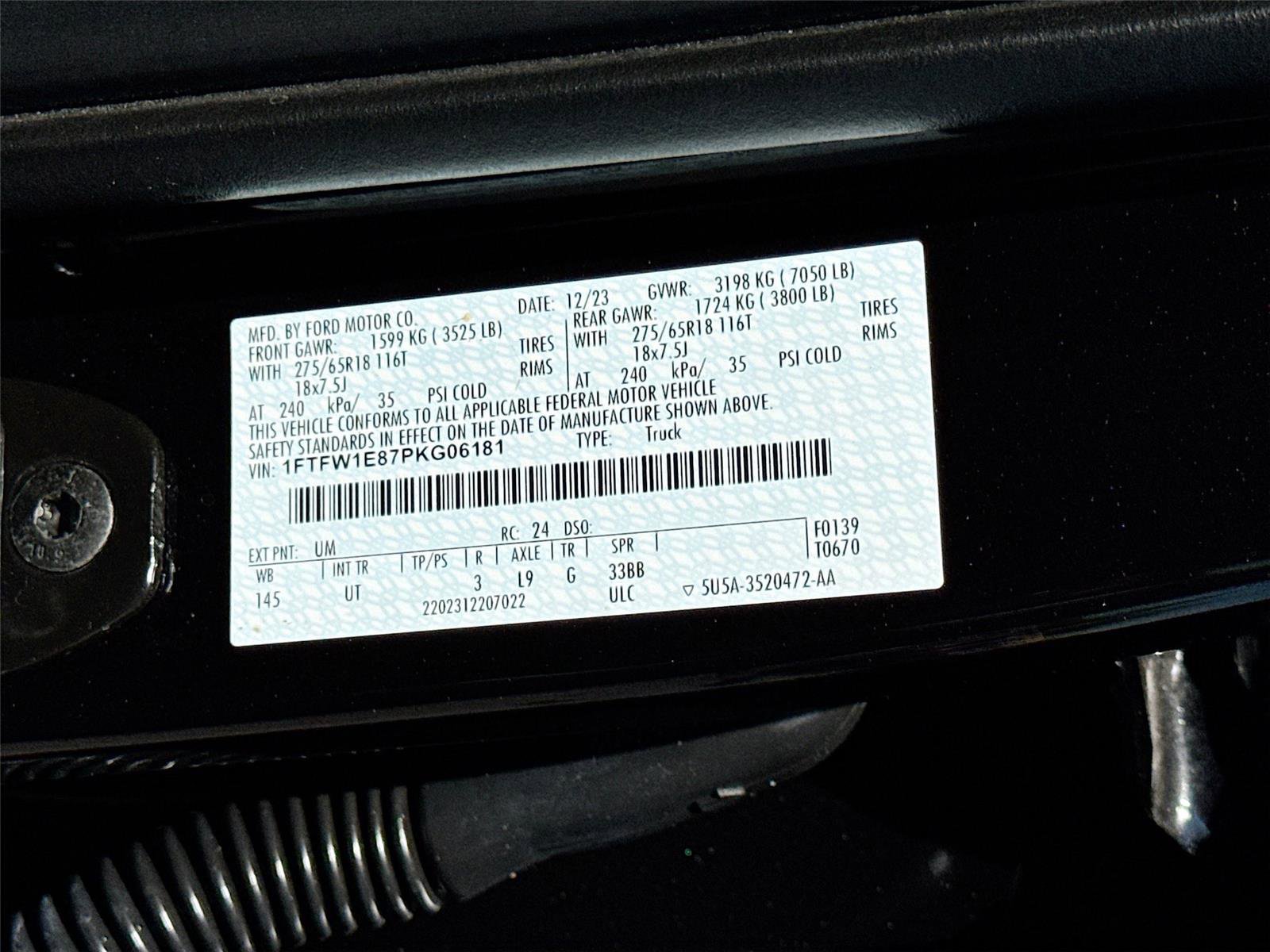 Used 2023 Ford F150 XLT w/ Equipment Group 302A High AWD/4WD image 35
