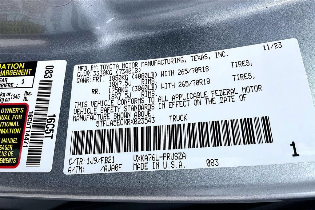 Used 2024 Toyota Tundra SR5 AWD/4WD image 44