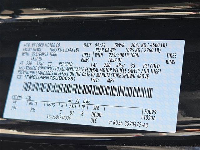 Used 2025 Ford Escape ST-Line image 20